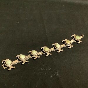 Vintage Silver and Moonstone Bracelet
